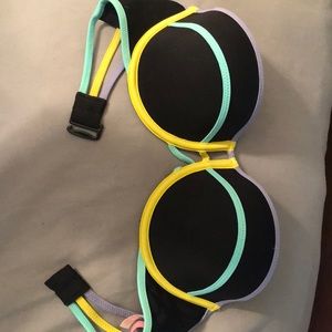 Strapless swim suit top
